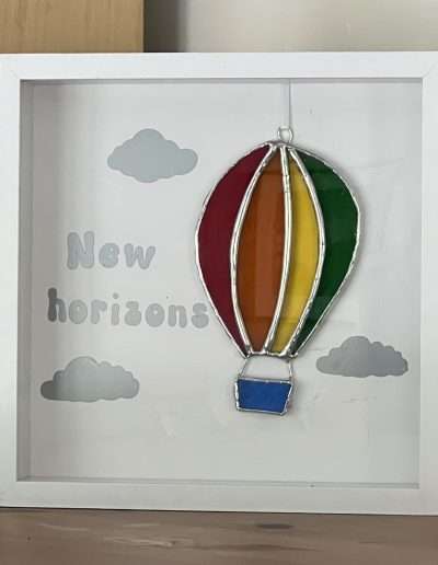 Balloon in frame