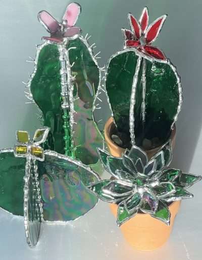 Stained glass Cacti