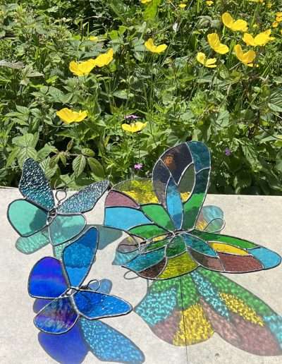 Stained Glass Butterflies