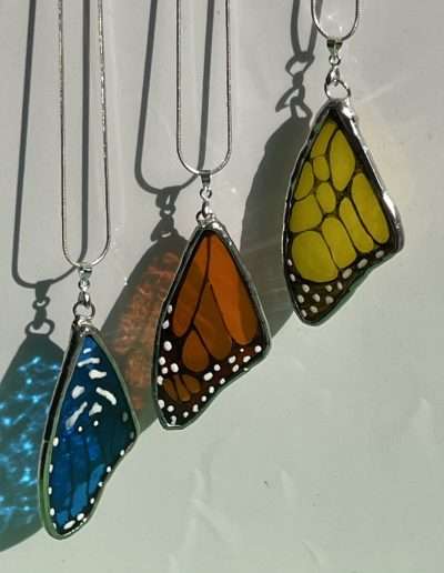 Butterfly wings necklaces